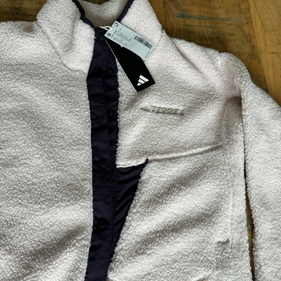 ADIDAS TERREX Women's Terrex Xploric High Pile Fleece Pullover Sweatshirt Small - Picture 6 of 16